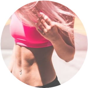 Toned woman