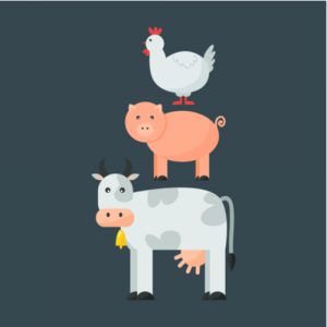 pork beef chicken protein