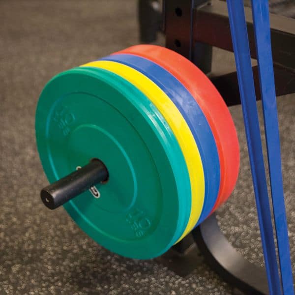loaded weight plate horns spr 1000 power rack