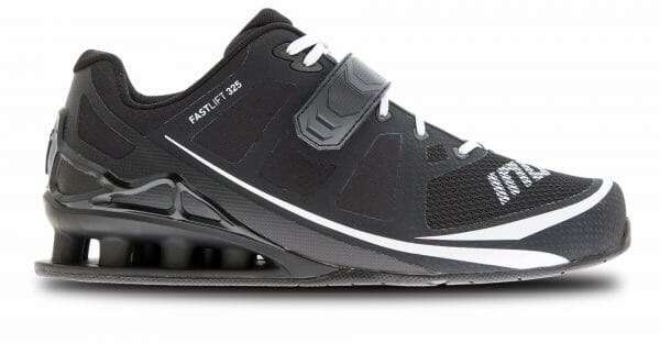inov 8 fastlift shoe lightweight fastlift weightlifting shoe on white background