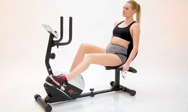 goplus recumbent bike go plus recumbent bike woman cycling