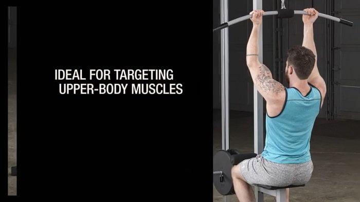 seated lat pull plm180 man perform lat pull on plm180x lat pulldown machine