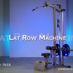 Xmark lat pulldown machine loaded with weight plates