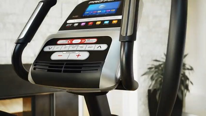 ProForm Endurance 920 E Elliptical monitor Demonstration of ProForm Endurance 920 E Elliptical monitor