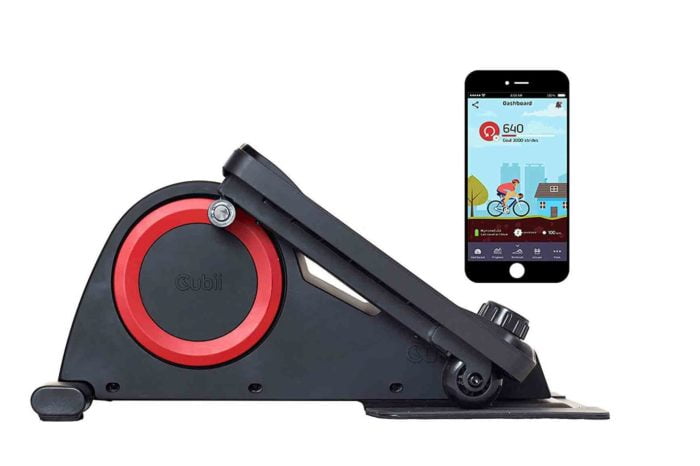 cubii pro mini elliptical showing bluetooth feature