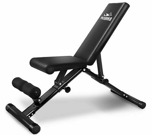 flyird adjustable weight bench flybird bench white background
