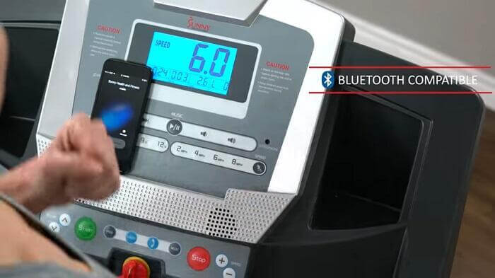 Sunny Health & Fitness SF-T7515 Smart Treadmill Sunny Health & Fitness SF-T7515 Smart Treadmill monitor