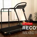 Sunny Health & Fitness SF-T7857 Recovery Walking Treadmill in front room