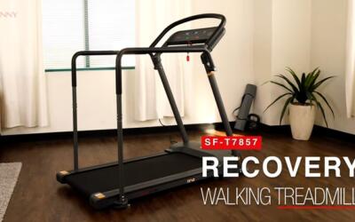Sunny Health & Fitness Walking Treadmill Review:  a dependable, cheap treadmill with handrails