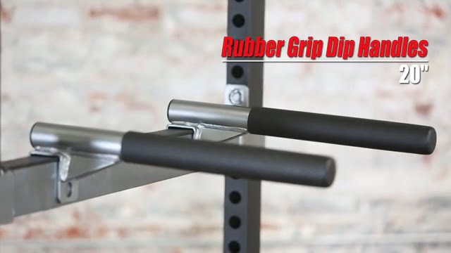 two 20inch dip bars for fitness reality x class light commercial rack