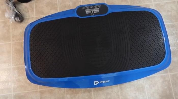Lifepro hovert vibration plate machine with resistance bands