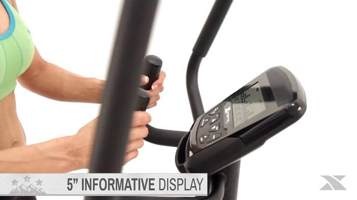 XTERRA Fitness - FS1.5 Elliptical Trainer monitor demonstartion of XTERRA Fitness - FS1.5 Elliptical Trainer monitor