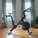 peloton bike in front room of house