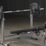body solid Olympic weight bench in gym