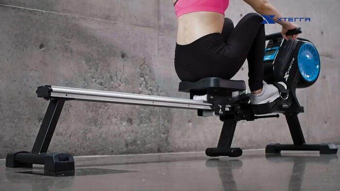 xterra fitness erg220 rower rail length