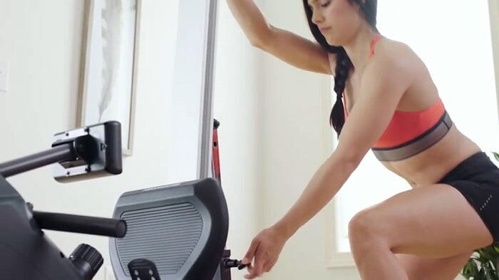 folding system schwinn rower woman folding schwinn rower