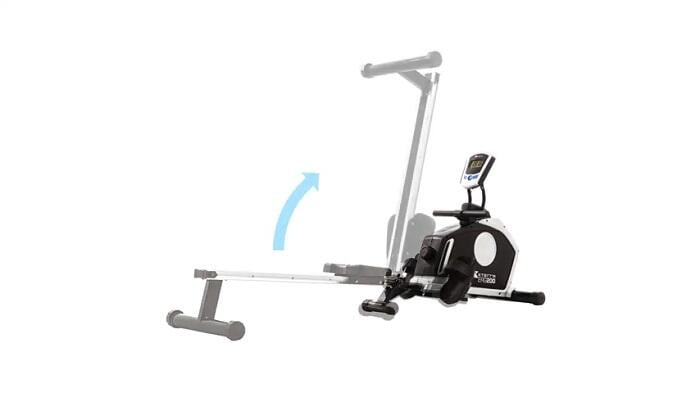 folding system of erg200 rowing machine