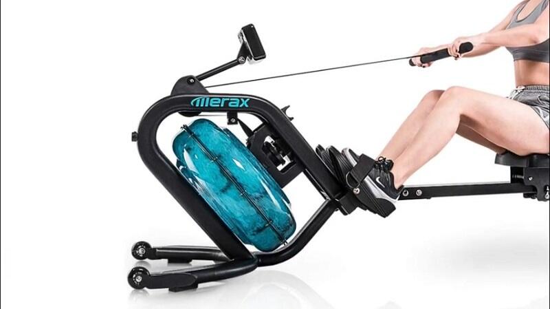 merax water rower inclined tank