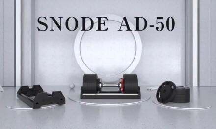 Snode Dumbbells AD50: a well balanced easy to use adjustable dumbbell