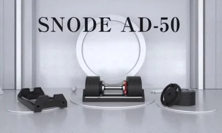 Snode Dumbbells AD50: a well balanced easy to use adjustable dumbbell