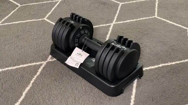 flybird 55lb adjustable dumbbell