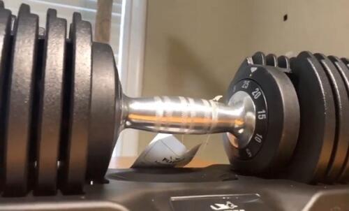 FLYBIRD Adjustable Dumbbells, 25lb (Unboxing) single flybird 25lb adjustable dumbbell unboxing