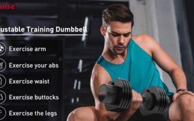 Bpulse Adjustable Dumbbell: Space saving weights for home gyms