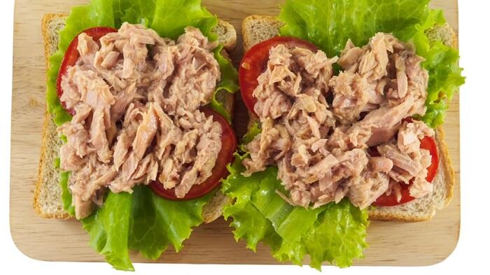 tinned tuna and salad on toast tinned tuna and salad on toast