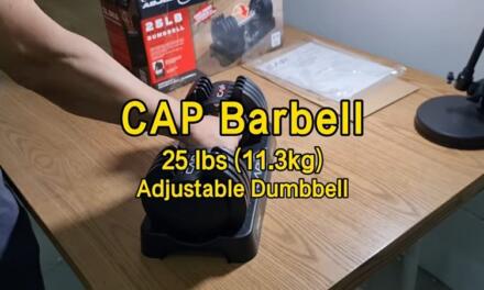 Cap Adjustable Dumbbell Review (25lb) Affordable space saving weights for your home