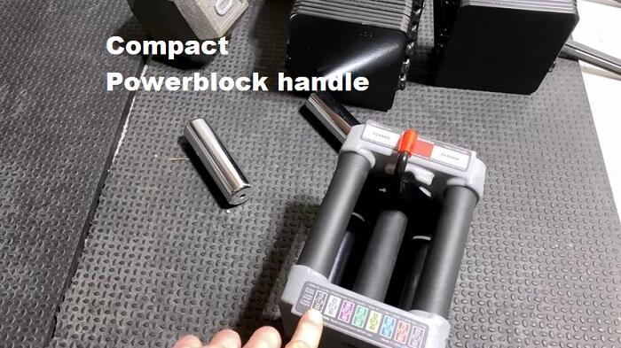 compact powerblock dumbbell handle