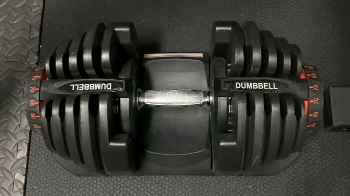 single bowflex 1090 adjustable dumbbell bowflex 1090 90lb adjustable dumbbell