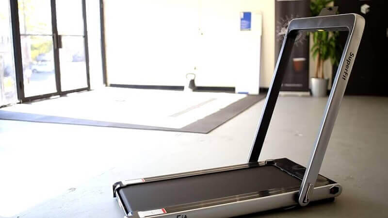 GoPlus Folding Treadmill side view goplus folding treadmill