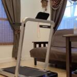 ancheer 2 in 1 treadmill in front room of house