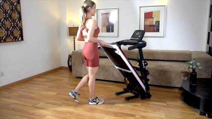 Ksports Treadmill Bundle folding system