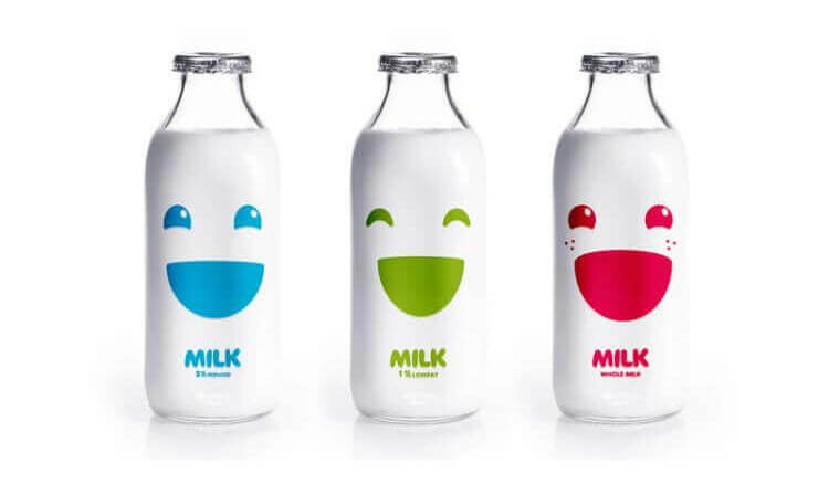 3 bottles of milk