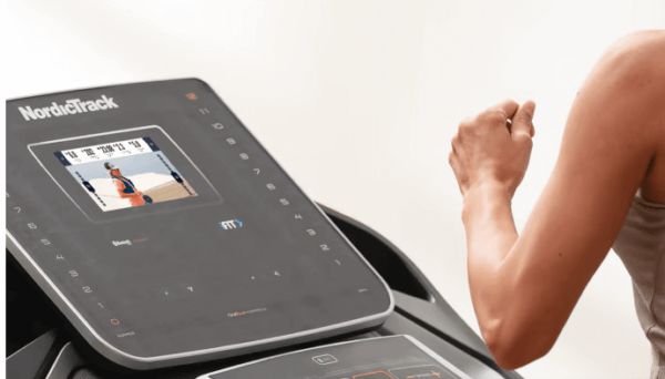 EXP 7i Folding Treadmill ifit 7" screen of nordictrack exp 7i treadmill