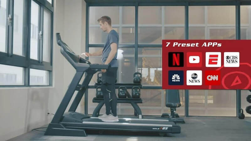 Sole F85 Treadmill in home gym