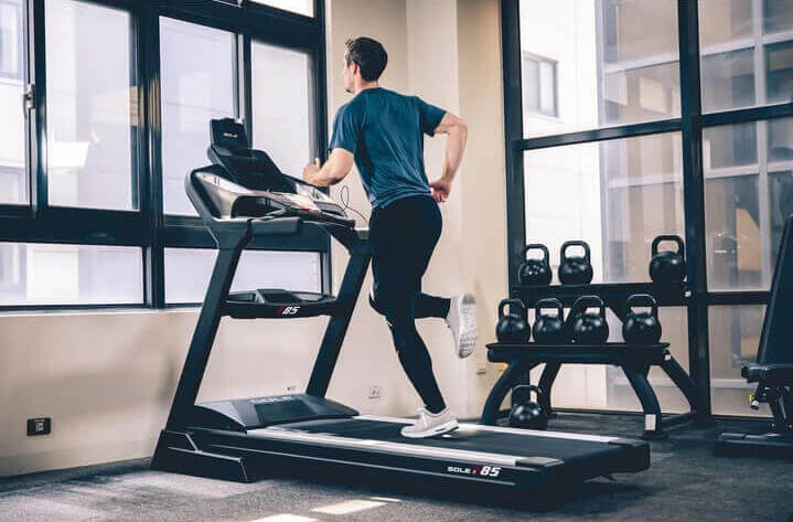 best 400 lb capcity treadmill sole f85 treadmill in home gym