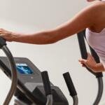 handle bars and console of Nordictrack commercial 9.9 elliptical