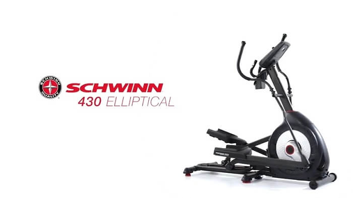 The Schwinn 430 Elliptical side side view Schwinn 430 elliptical