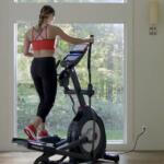 Schwinn elliptical machine front room of house