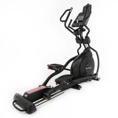 sole e95 elliptical side view of sole e95 elliptical machine