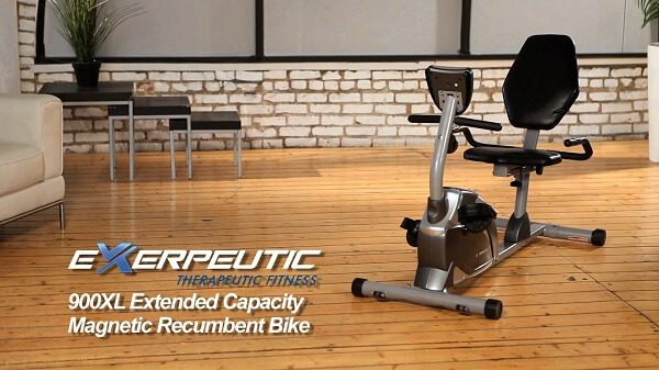exerpeutic 900XL recumbent bike exerpeutic recumbent bike in showroom