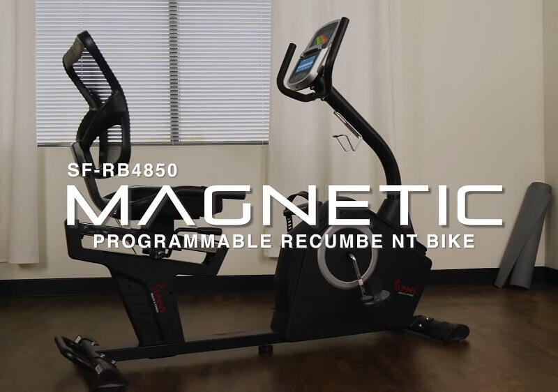 Sunny Health and Fitness Recumbent Bike Review (SF-RB4850)
