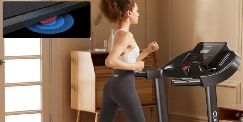 Cursor Fitness Treadmill – Compact and Sturdy