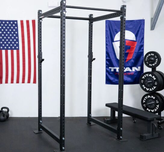 titan t series power rack and weight plates