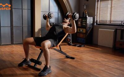 Lusper Adjustable Weight Bench Review: versatile dumbbell  bench for people tight on space