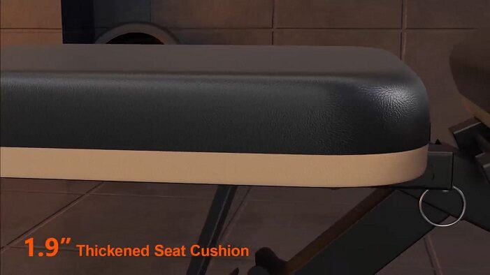 Fitgoods weight bench cushion thickness