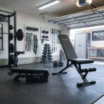 Cap barbell Bench folded and upright