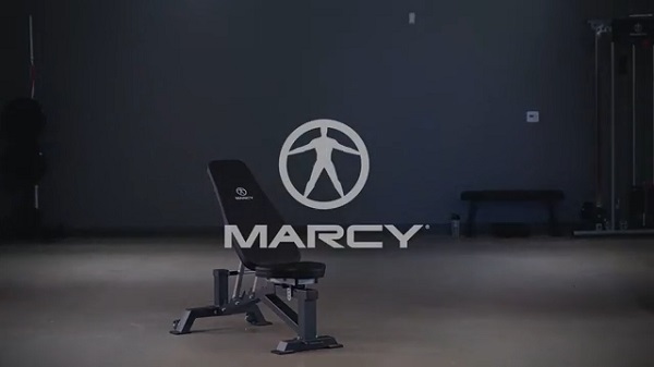 front view of the Marcy Deluxe Utility Bench